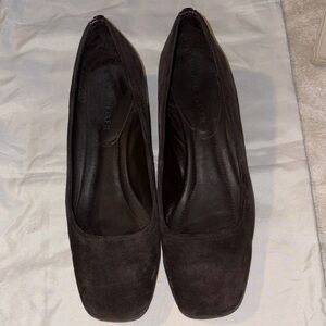 Donald Pliner Dark Brown Suede Women's Shoes